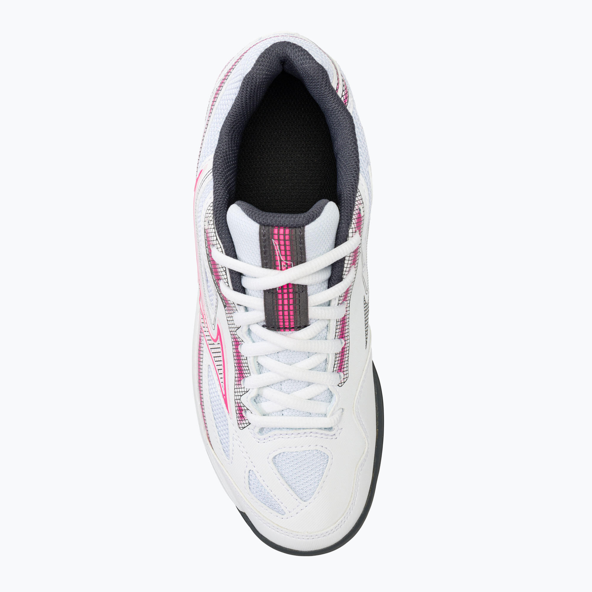 Buty do tenisa damskie Mizuno Break Shot 4 AC white/pink tetra/turbulence 5/7