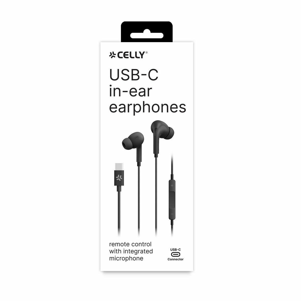 Auriculares CELLY UP1200TYPECBK USB-C 4/4