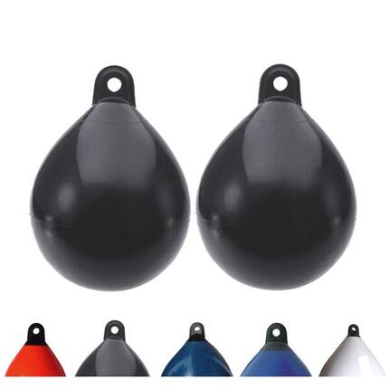 Lot de 2 pare-battages sphériques , diamètre 35 cm, bleu