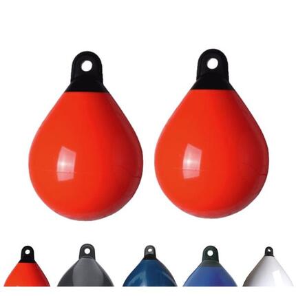 Lot de 2 pare-battages sphériques , diamètre 35 cm, bleu