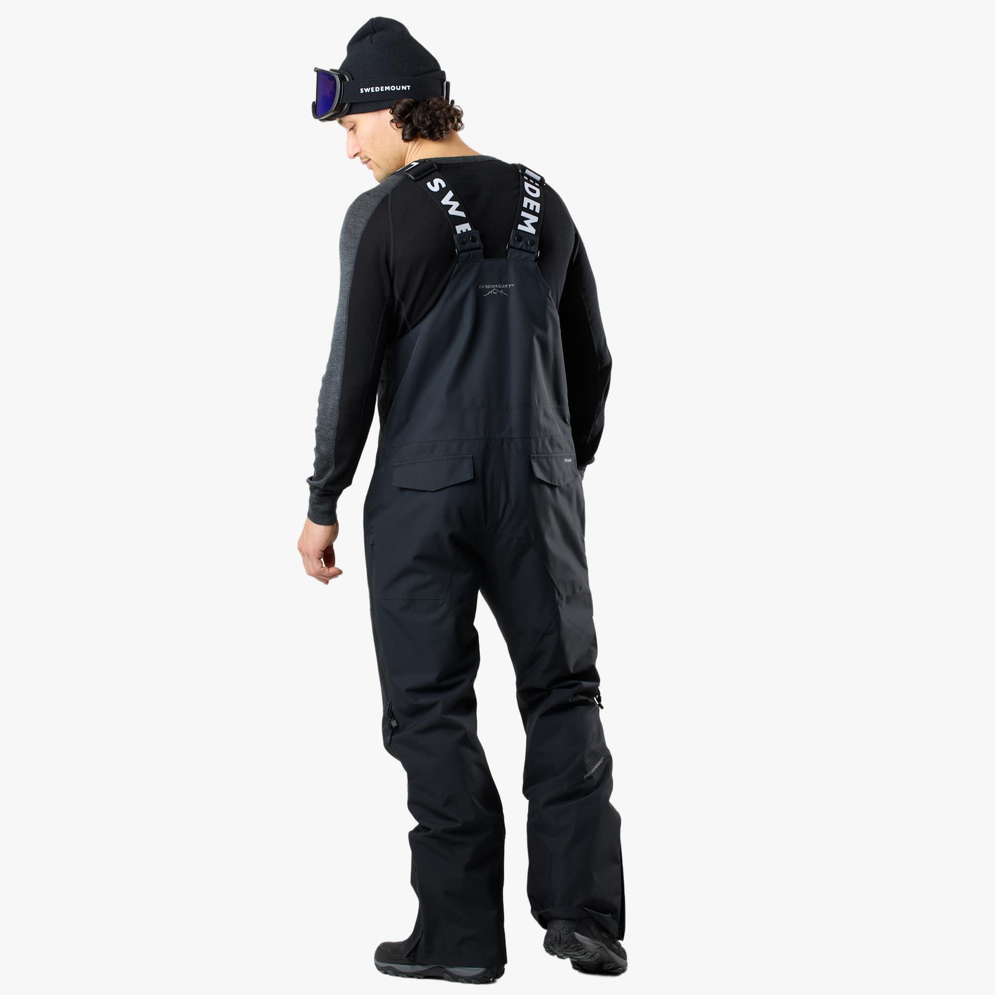 Pantalon de ski homme Freeride imperméable coupe-vent Bib 2/8
