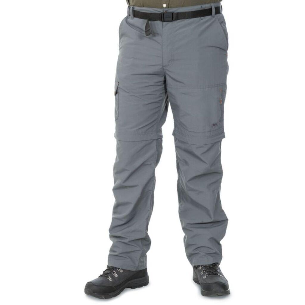 Trespass RYNNE – Pantaloni trekking uomo convertibili, anti-zanzare, SPF40+ 2/4
