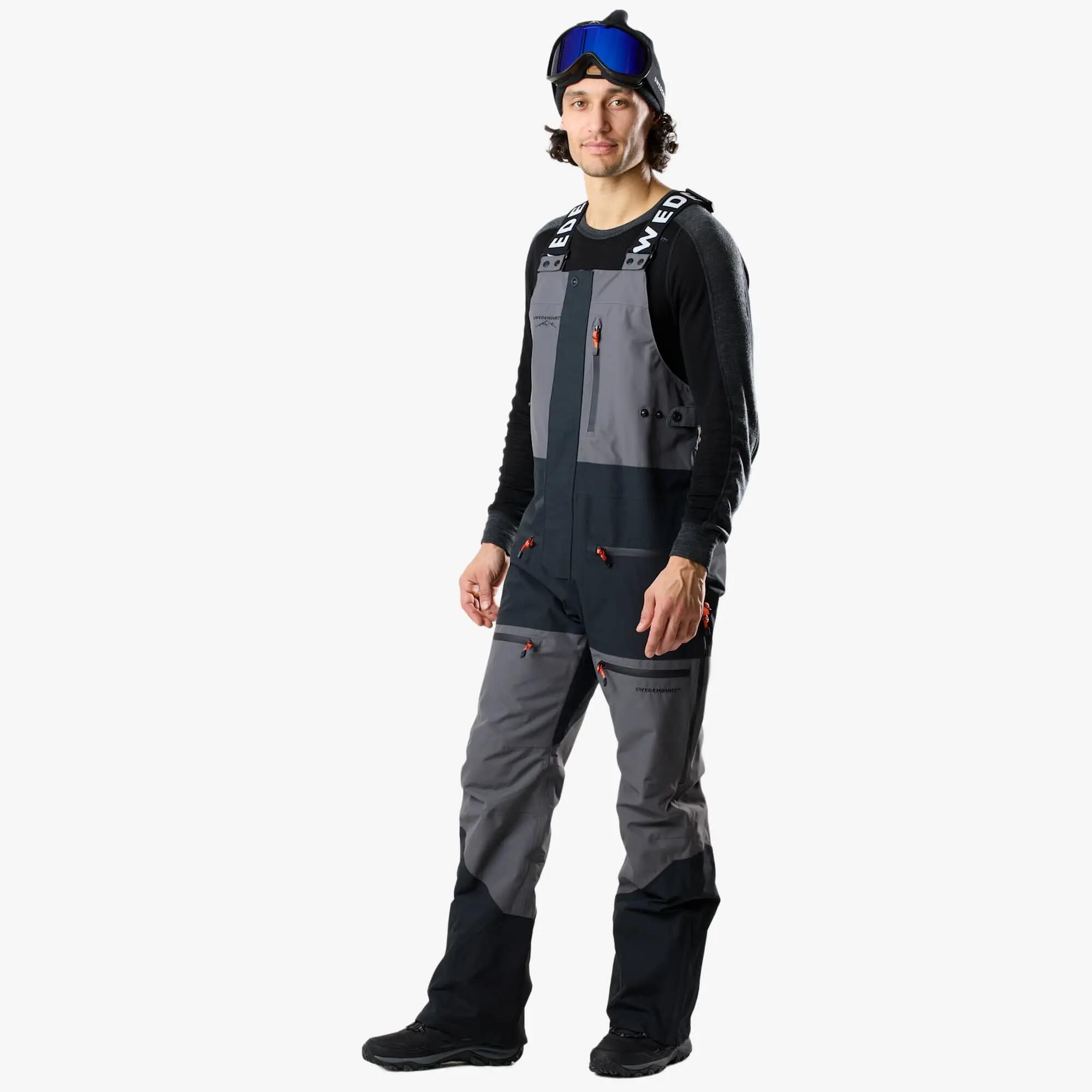 Pantaloni Con Bretelle Sci Uomo Impermeabile Freeride 3/8