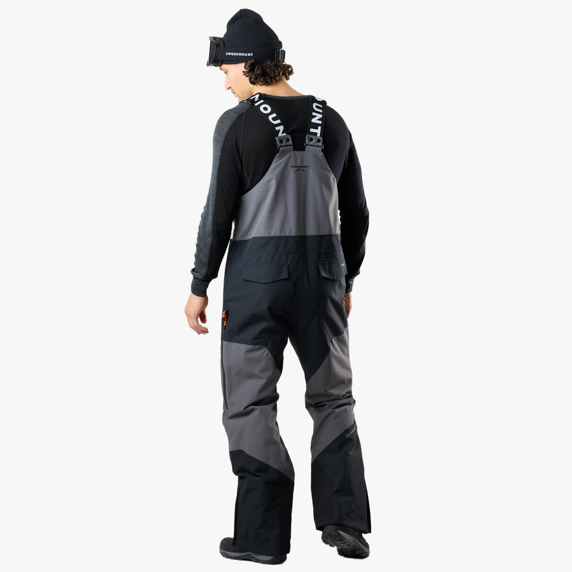 Pantalon de ski homme Freeride imperméable coupe-vent Bib 2/8