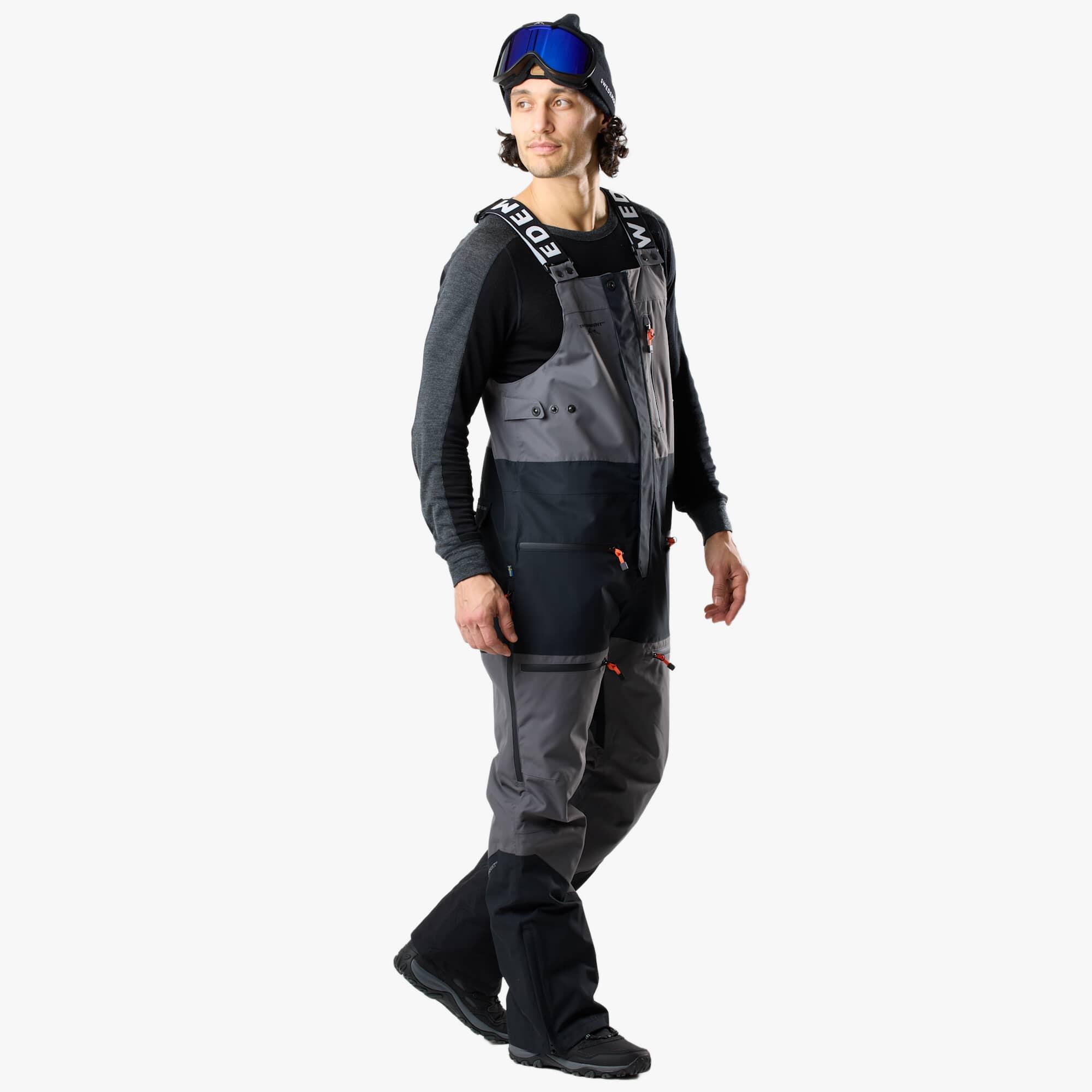 Pantalon de ski homme Freeride imperméable coupe-vent Bib 4/8