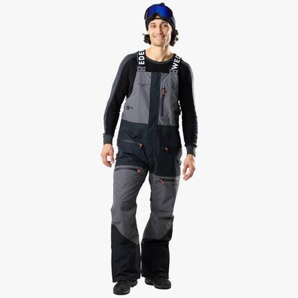 Pantalon de ski homme Freeride imperméable coupe-vent Bib