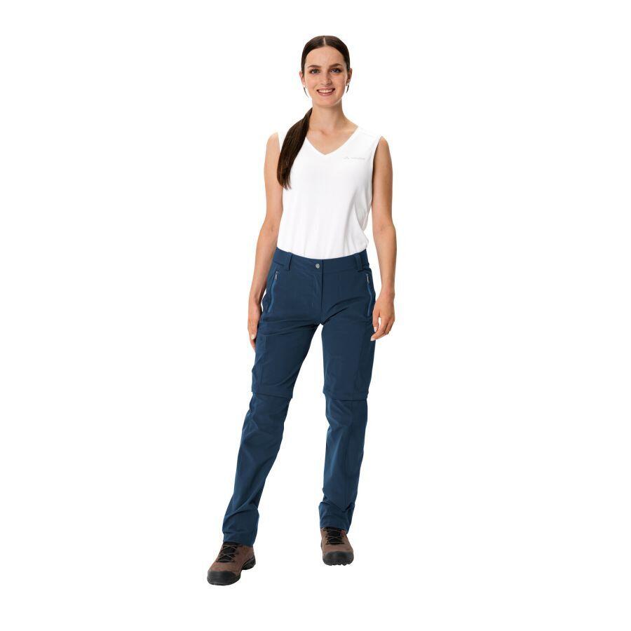 Calças femininas com zíper removível VAUDE Farley Stretch ZO II 3/6