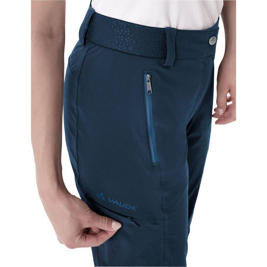 Calças femininas com zíper removível VAUDE Farley Stretch ZO II 5/6