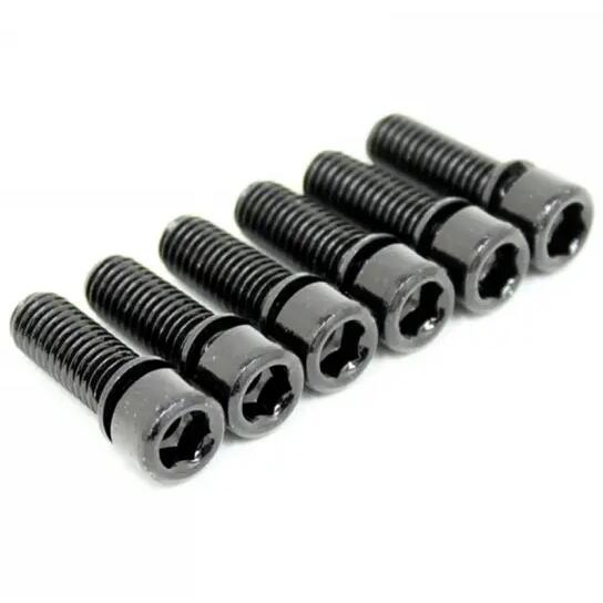 Pride Racing Stem Screw Kit (x6) Black