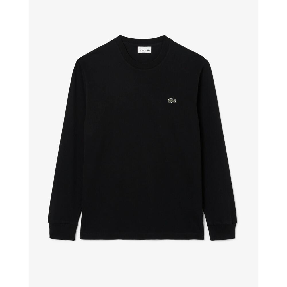 Tshirt Manches Longues Motif/style Imprimé Crocodile Homme (Noir) 4/5