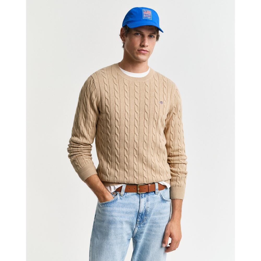Mens Leisure Jumper Cable Knit 296