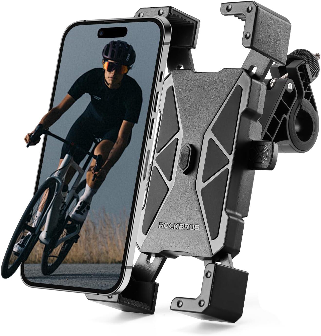 Suporte para celular ajustável em 360° para bicicleta/motocicleta