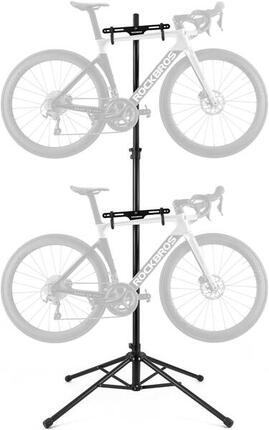 ROCKBROS Verstellbarer Fahrradständer für 2 Fahrräder im Innenbereich