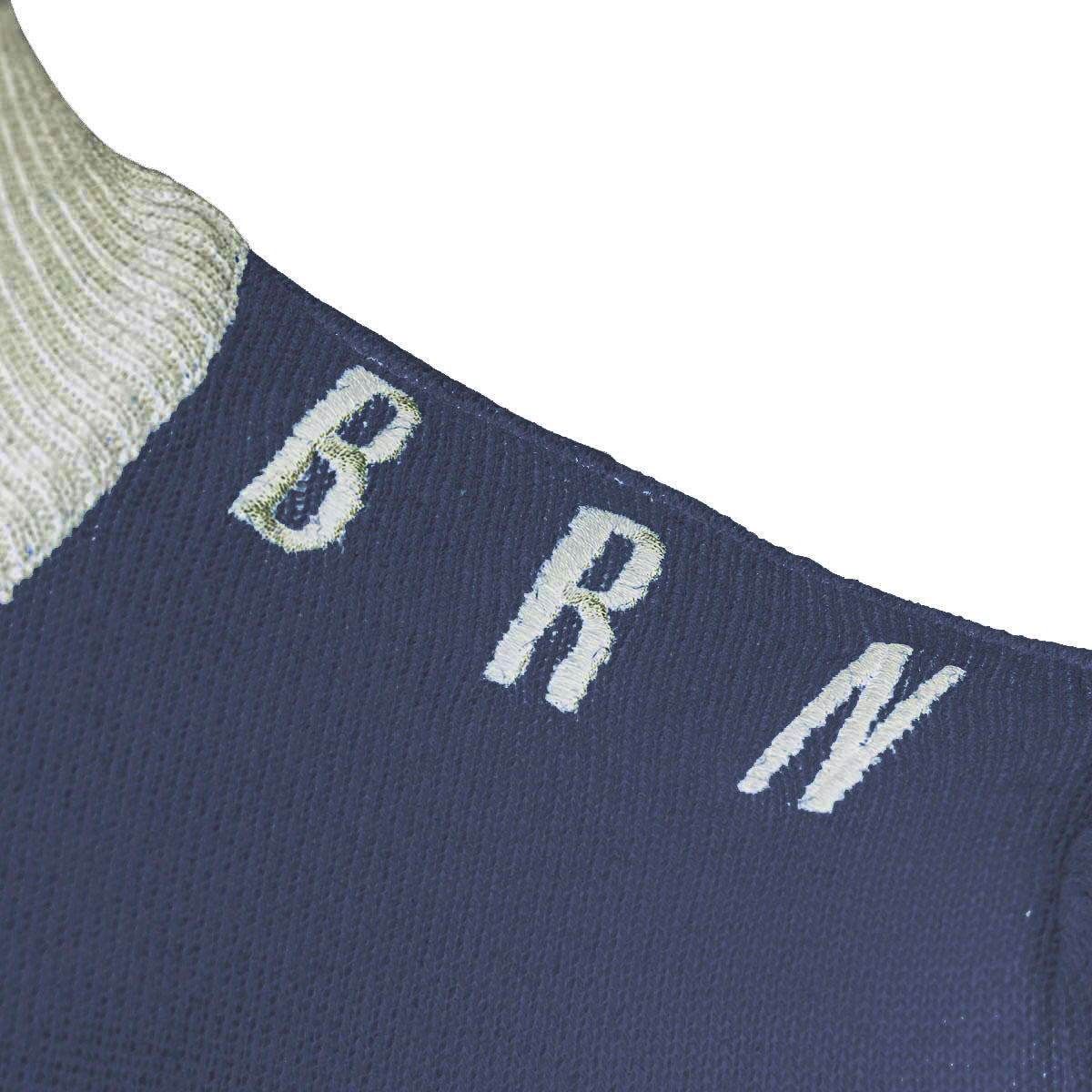 BRN Veloce vintage wollen koerstrui donkerblauw maat XL 2/2