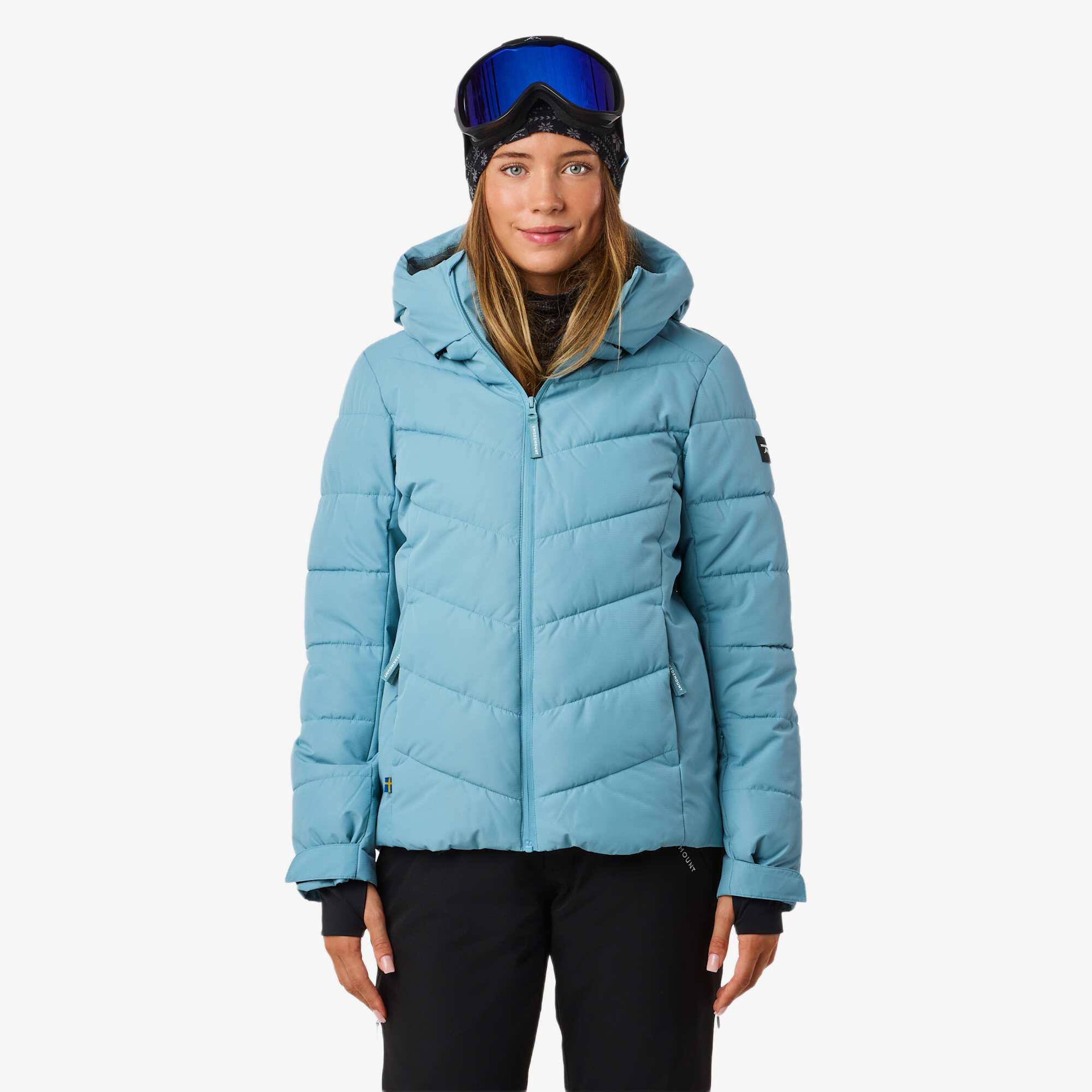 Swedemount - Veste De Ski Femme Ski Imperméable Coupe-vent Respirante Cervinia Puffer - Veste - Vert - Decathlon