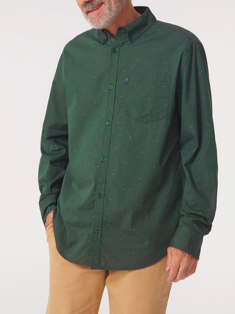Chemise manches longues Homme - SYRAHCHE Vert 3/5