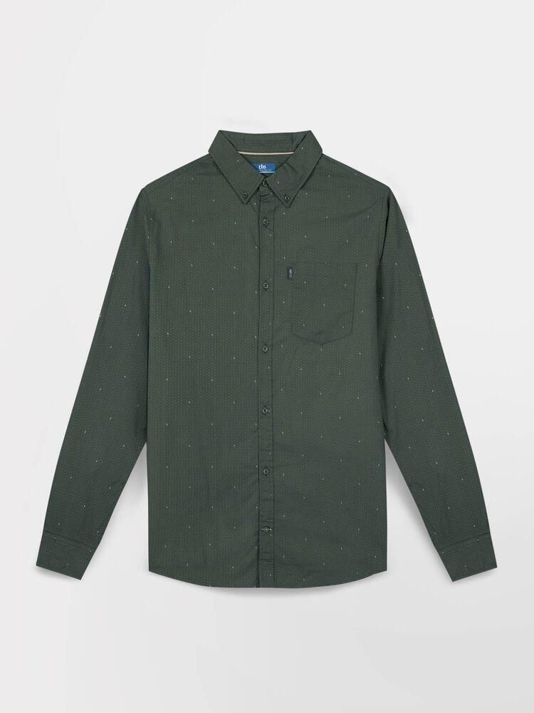 Chemise manches longues Homme - SYRAHCHE Vert 2/5