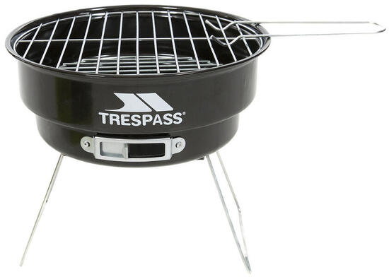 TRESPASS BARBY tragbarer Eimergrill mit Kühltasche