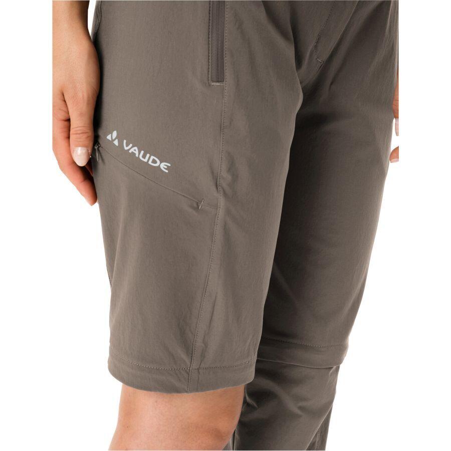 Pantalón de mujer con cremallera desmontable VAUDE Farley Stretch ZO II 6/7