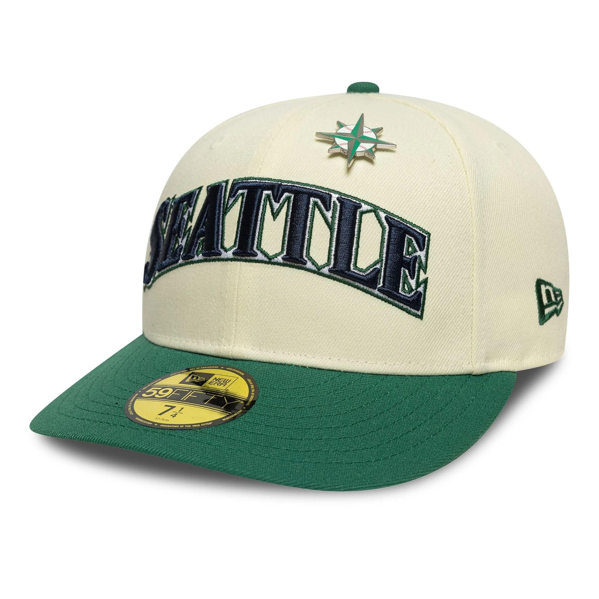 New Era 59FIFTY Cap Seattle Mariners MLB All Star Game Pin beige 3/6