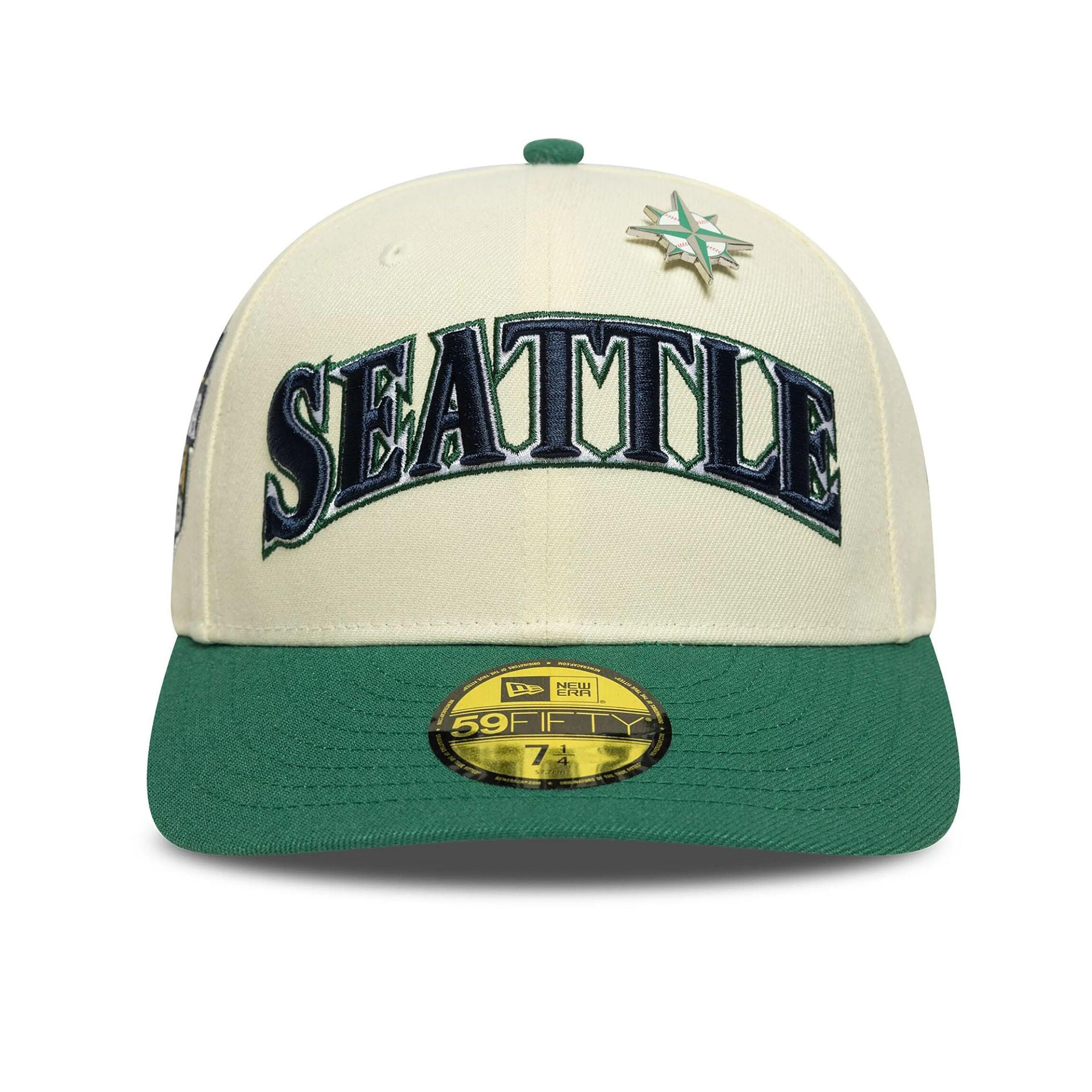 New Era 59FIFTY Cap Seattle Mariners MLB All Star Game Pin beige 2/6