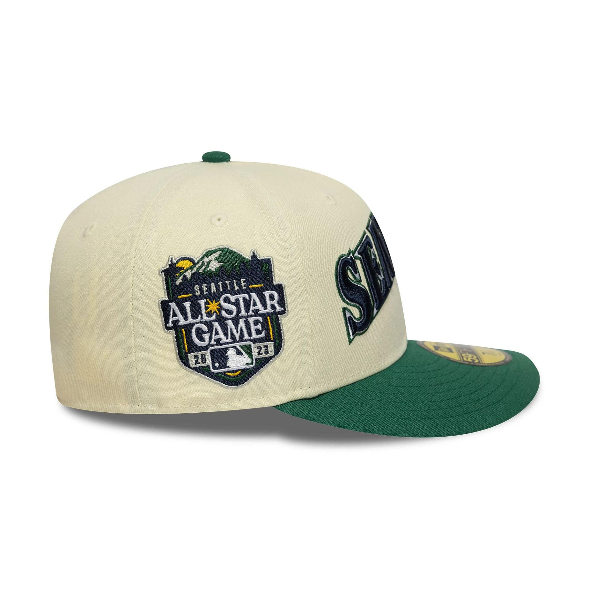 New Era 59FIFTY Cap Seattle Mariners MLB All Star Game Pin beige 5/6