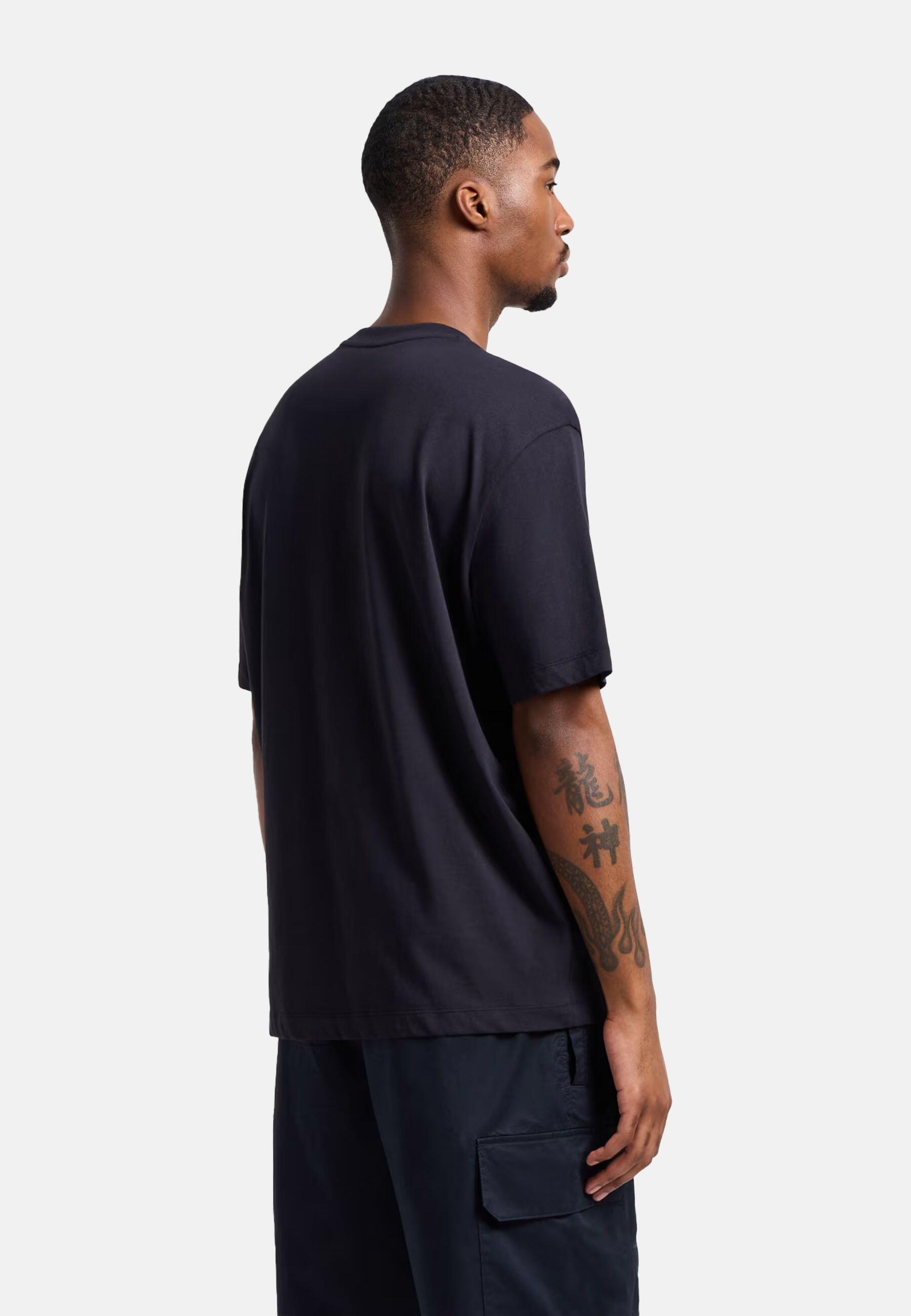 T-shirt uomo armani exchange blu 4/4