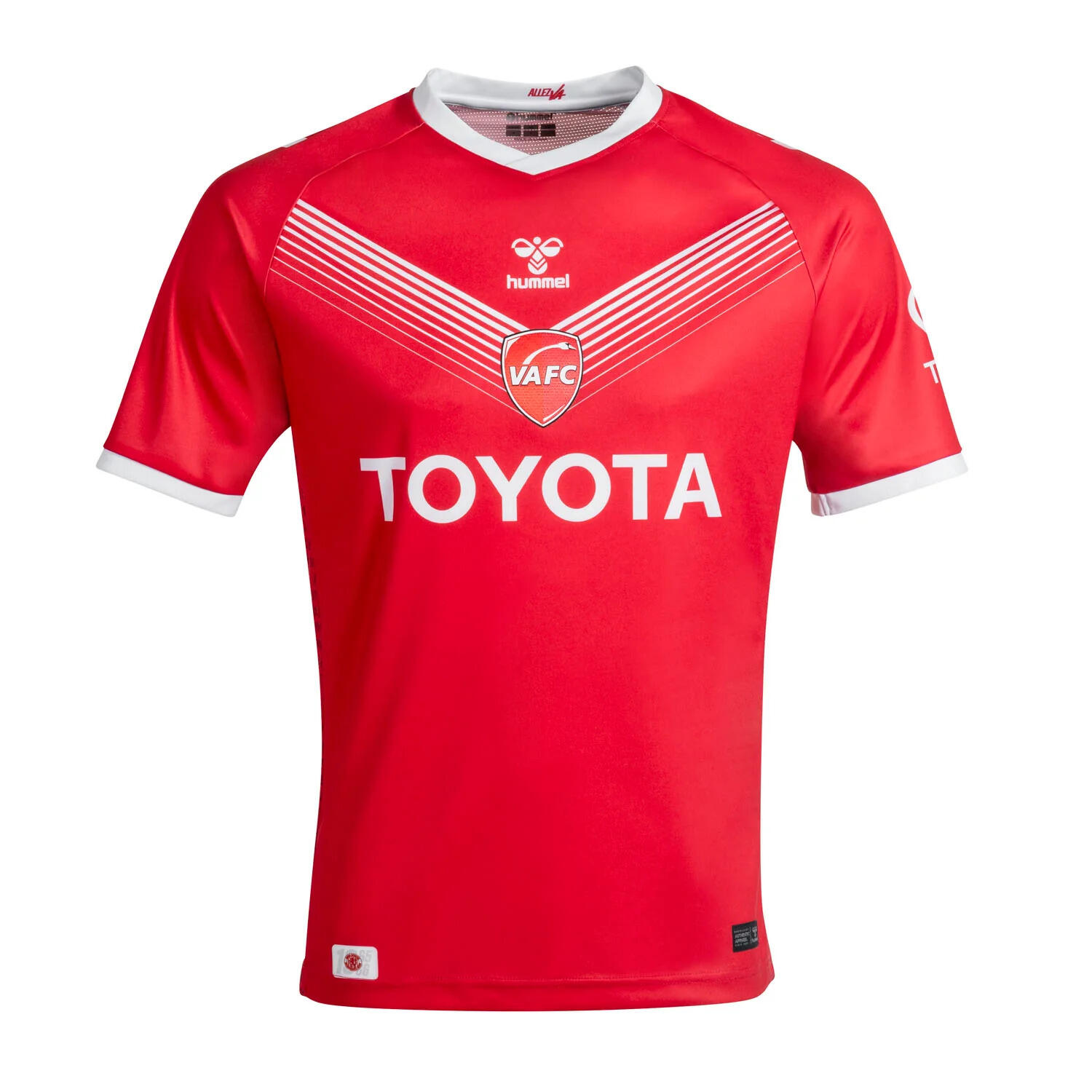Hummel - Maillot Domicile Vafc 2025/26 - Maillot Manches Courtes - Rouge - Decathlon