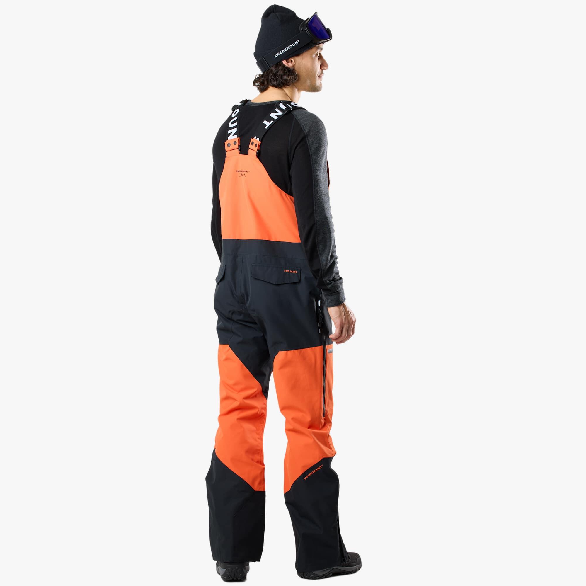 Pantalon de ski homme Freeride imperméable coupe-vent Bib 2/8