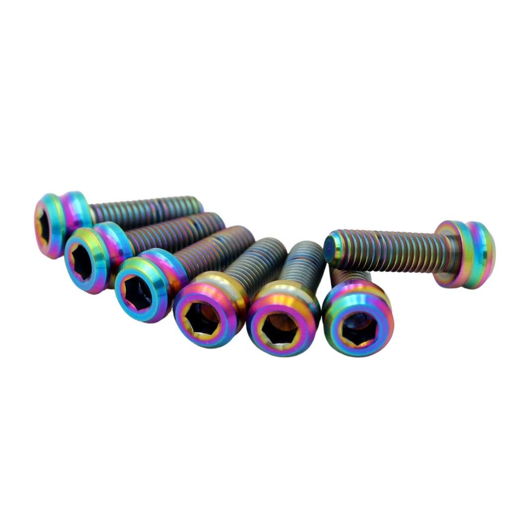 Pride Racing Cayman V2 / FTL T25 Titanium Oil Slick stem bolts