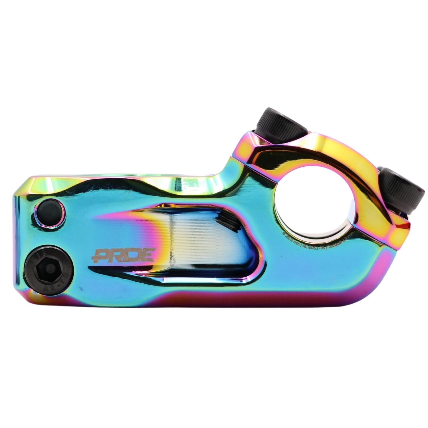 Attacco Manubrio Pride Cayman V2 Ø22.2mm - Oil Slick 2/4