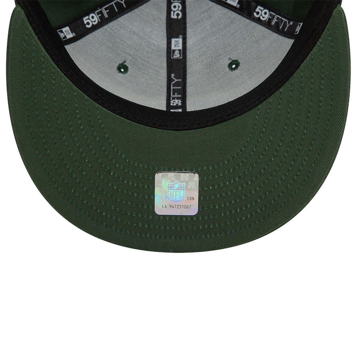 New Era 59FIFTY Cap Green Bay Packers OTC grün 5/6