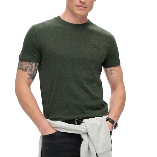 T-shirt Kaki Homme Superdry Vintage LogoR6T