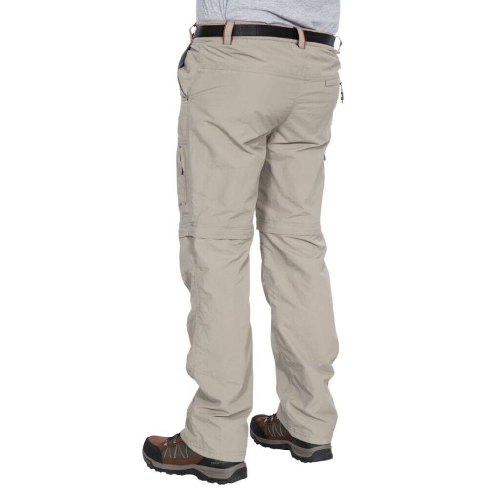 Trespass RYNNE Pantaloni trekking uomo – anti-zanzare, zip-off 3/4