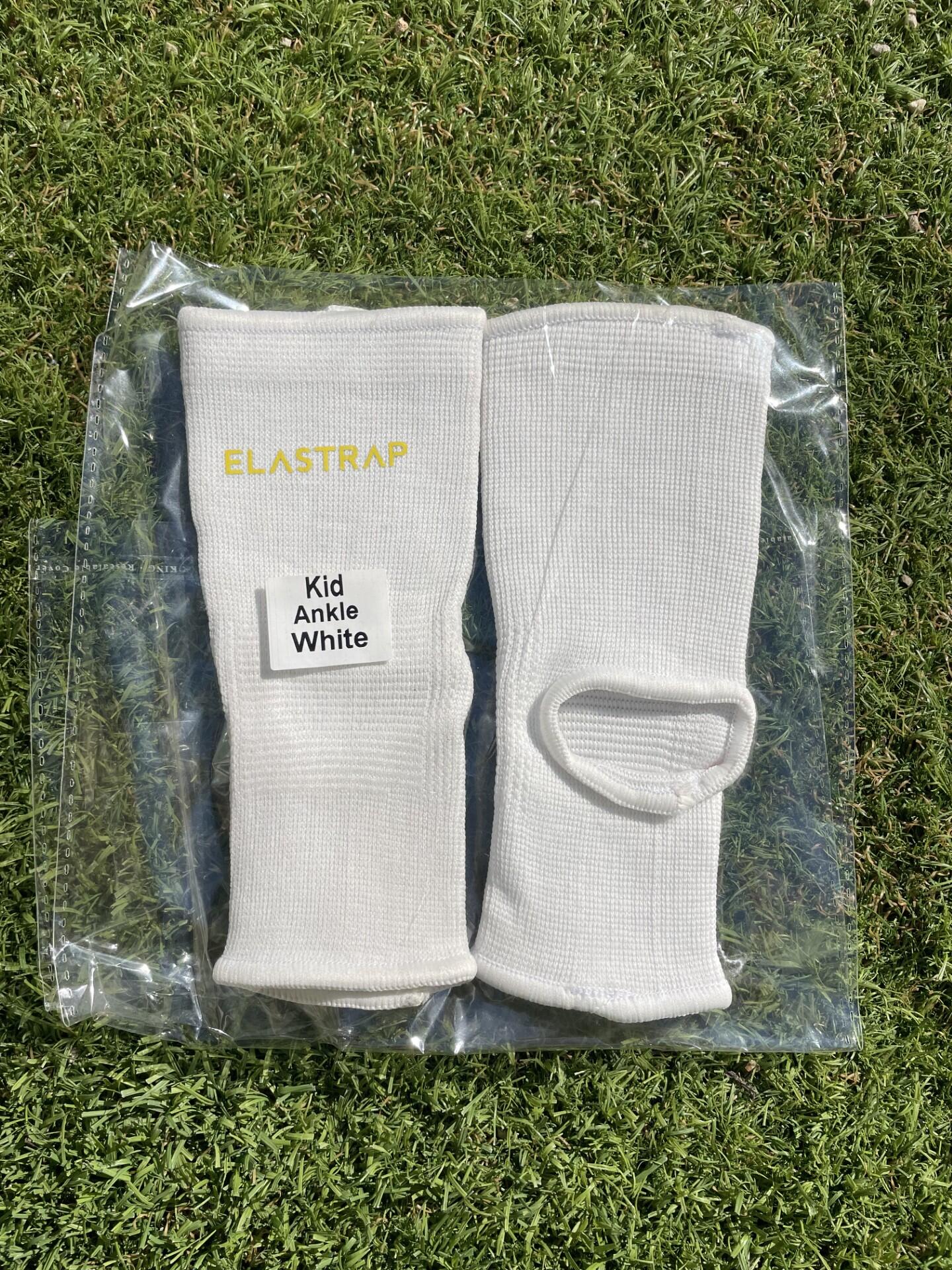Paire Chevillères Enfant Blanches élastique - Sport et loisirs 3/3