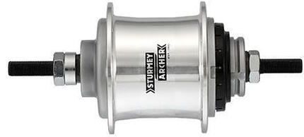 STURMEY ARCHER 2-speed A2 automatische versnellingsnaaf, 36 gaten, zilver