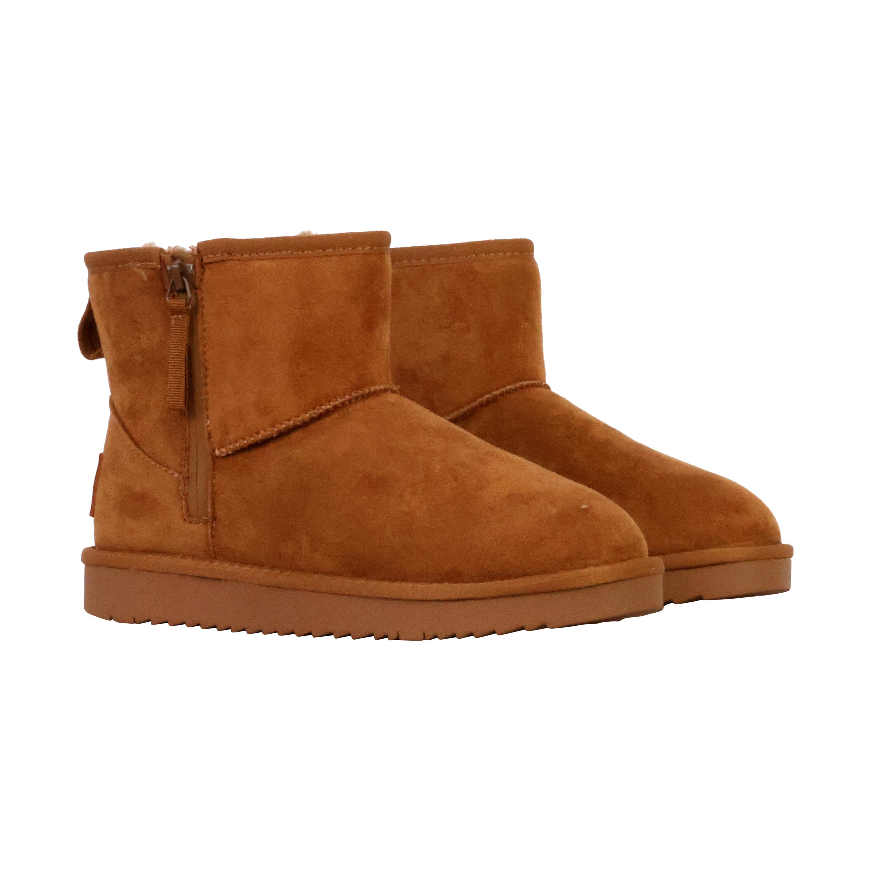 Botines Planos Mujer Xti  Marrón 3/5