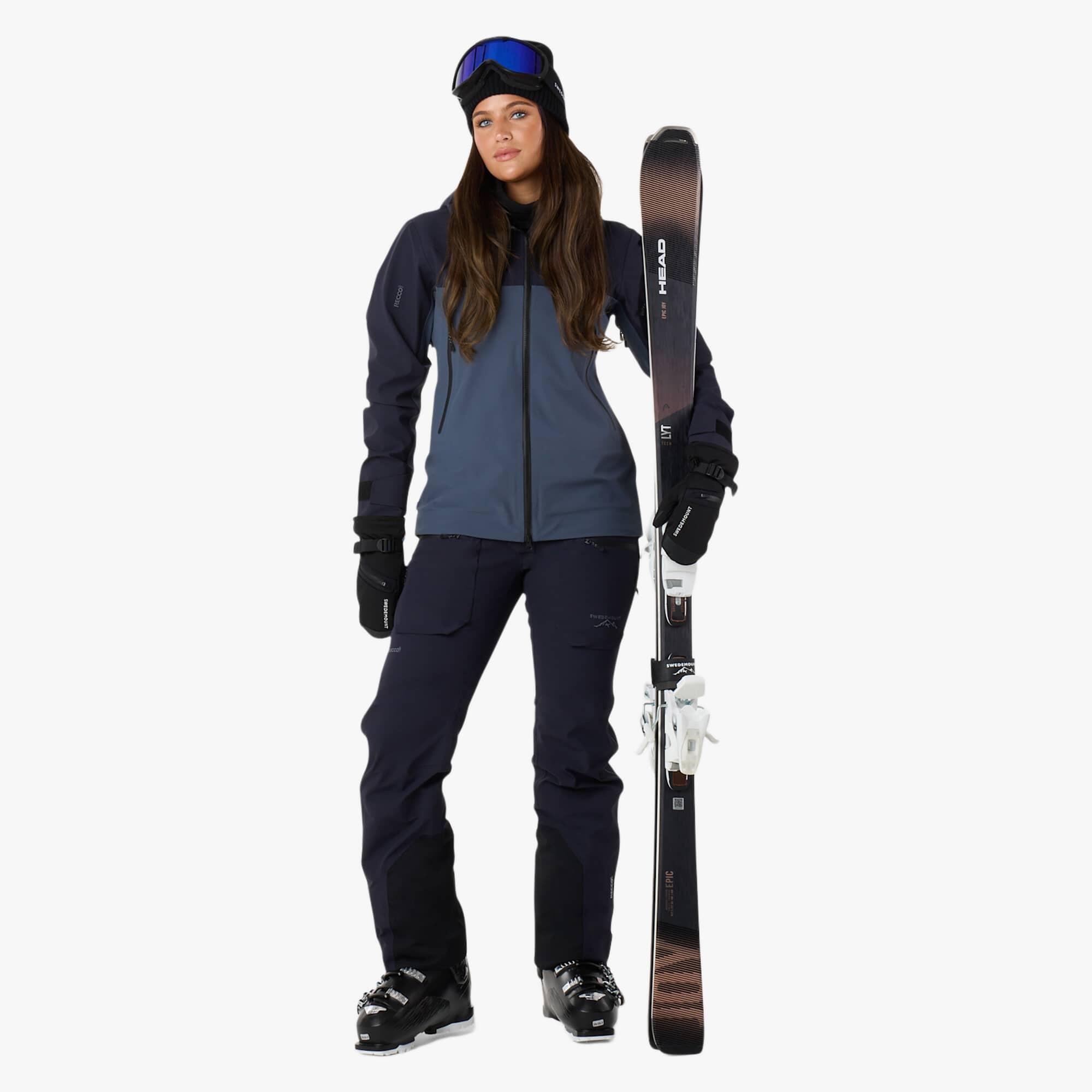 Dames ski skibroek waterdicht winddicht Lofoten 3L Shell Bib II 3/7