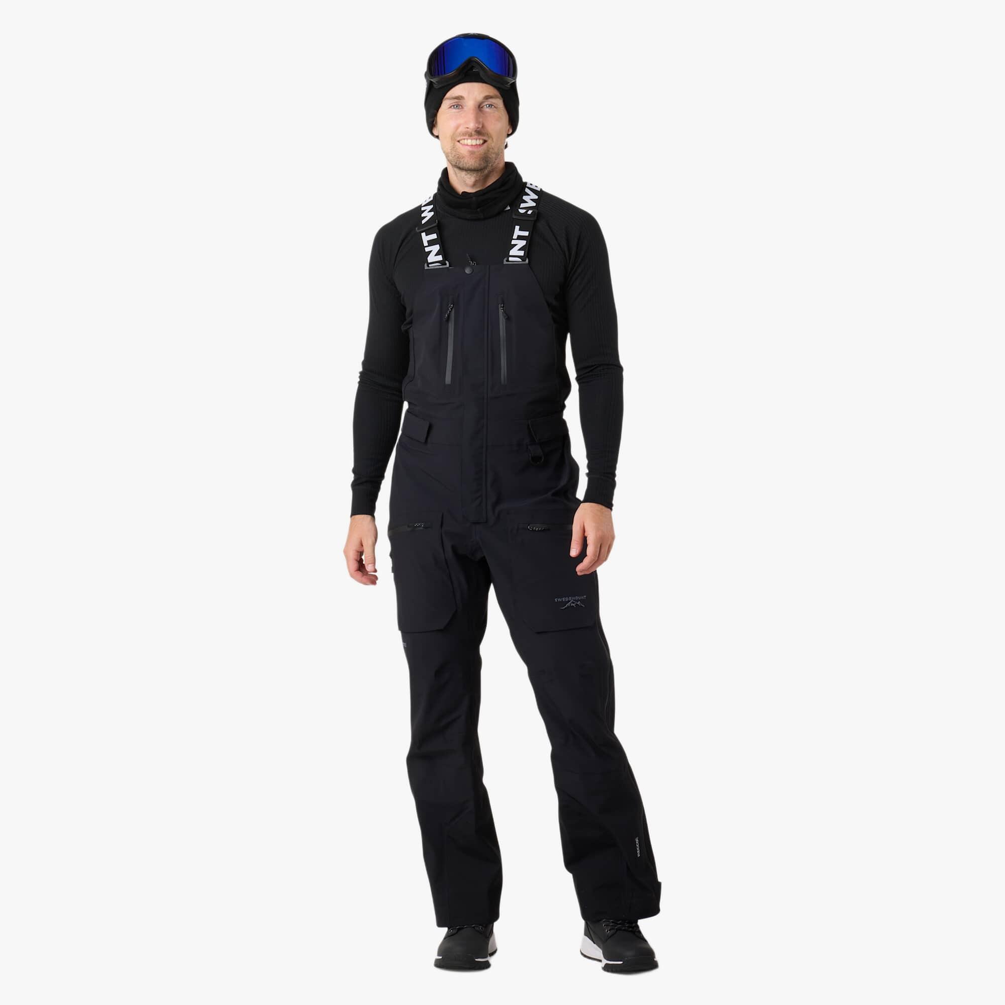 Swedemount - Pantalon De Ski Homme Imperméable Coupe-vent Lofoten 3l Shell Bib Pants Ii - Pantalon De Ski - Noir - Decathlon