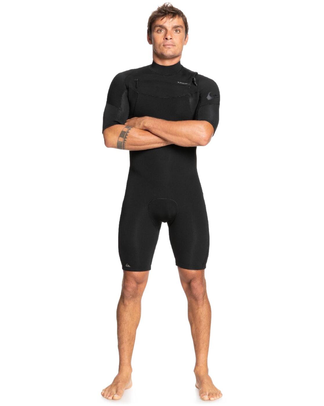 Quiksilver Kurzärmliger Springsuit 2/2MM EVERYDAY SESSIONS 2024 Schwarz Herren