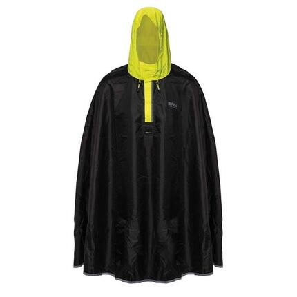 Poncho BRN noir/jaune fluo taille L/XL