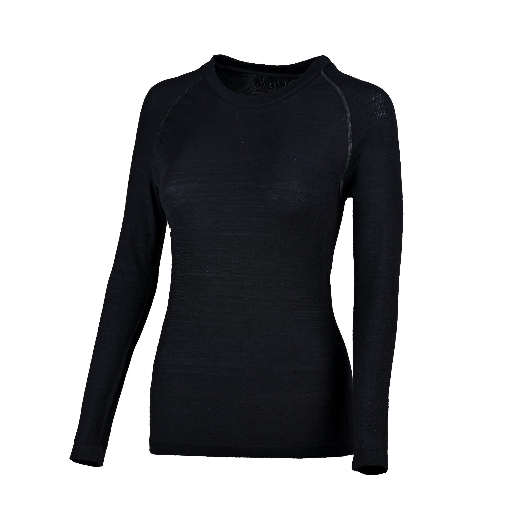 80% Merinowolle Nahtloses Thermoshirt Damen – Yeti 2/6