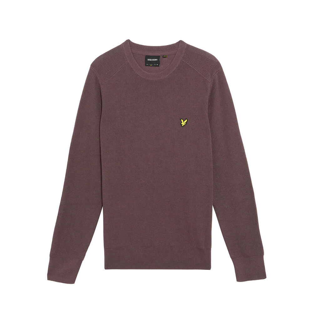 Jersey de cuello redondo Lyle & Scott Engineered Rib 4/6