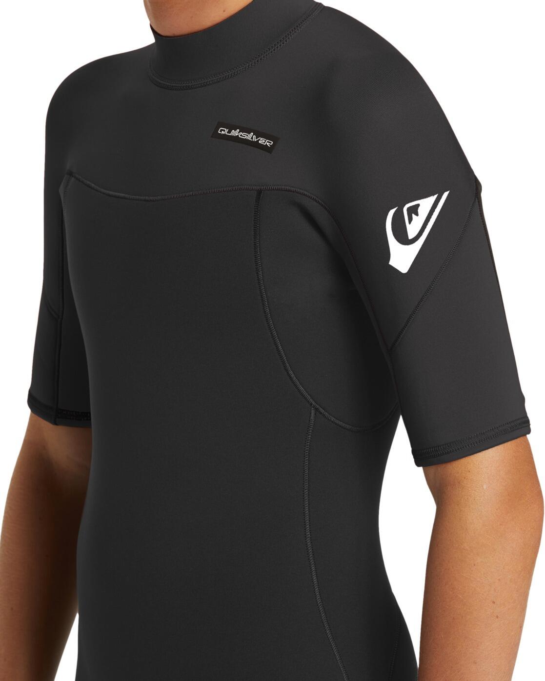 Springsuit manches courtes back zip 2/2MM EVERYDAY SESSIONS Noir Garçon 4/4