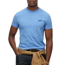 T-shirt Bleu Homme Superdry Vintage LogoR6Ts