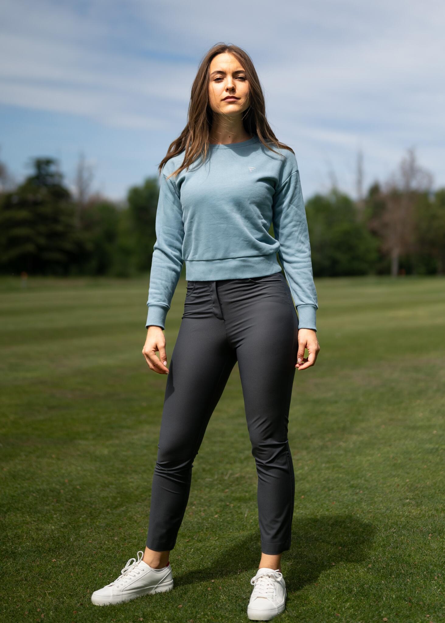 Pull de golf femme Kauri à col rond – Doux, confortable et polyvalent 3/5