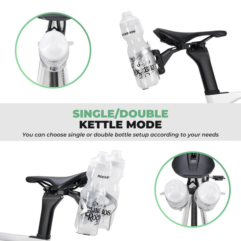 ROCKBROS Support de Porte-Bidon Arrière de Selle 5/7
