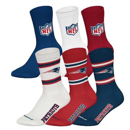 Socken Unisex 6er Pack Stretch-NFL 6Pack Crew Socks