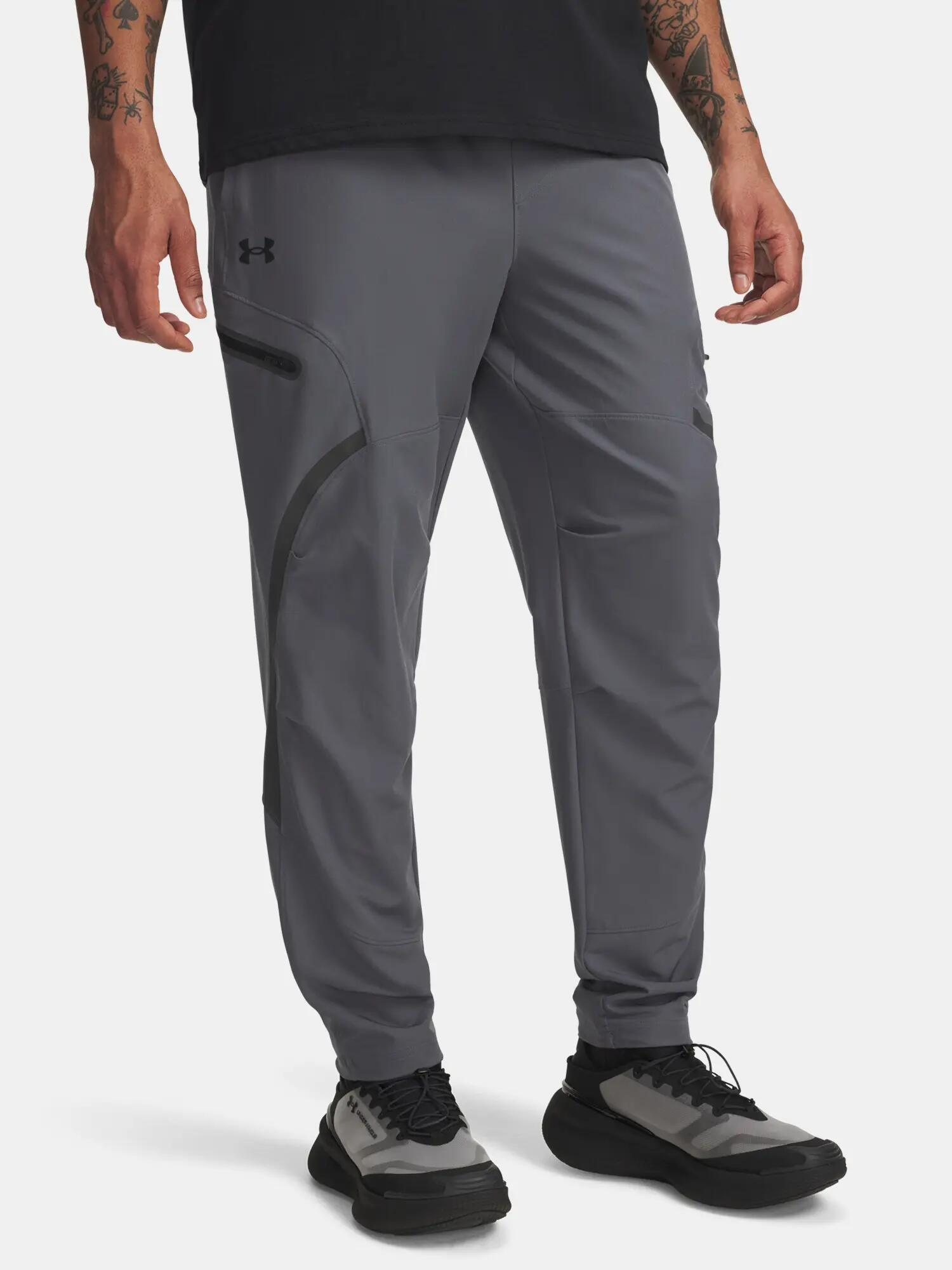 Férfi sportnadrág Under Armour UA Unstoppable Cargo Pant-GRY 1/4