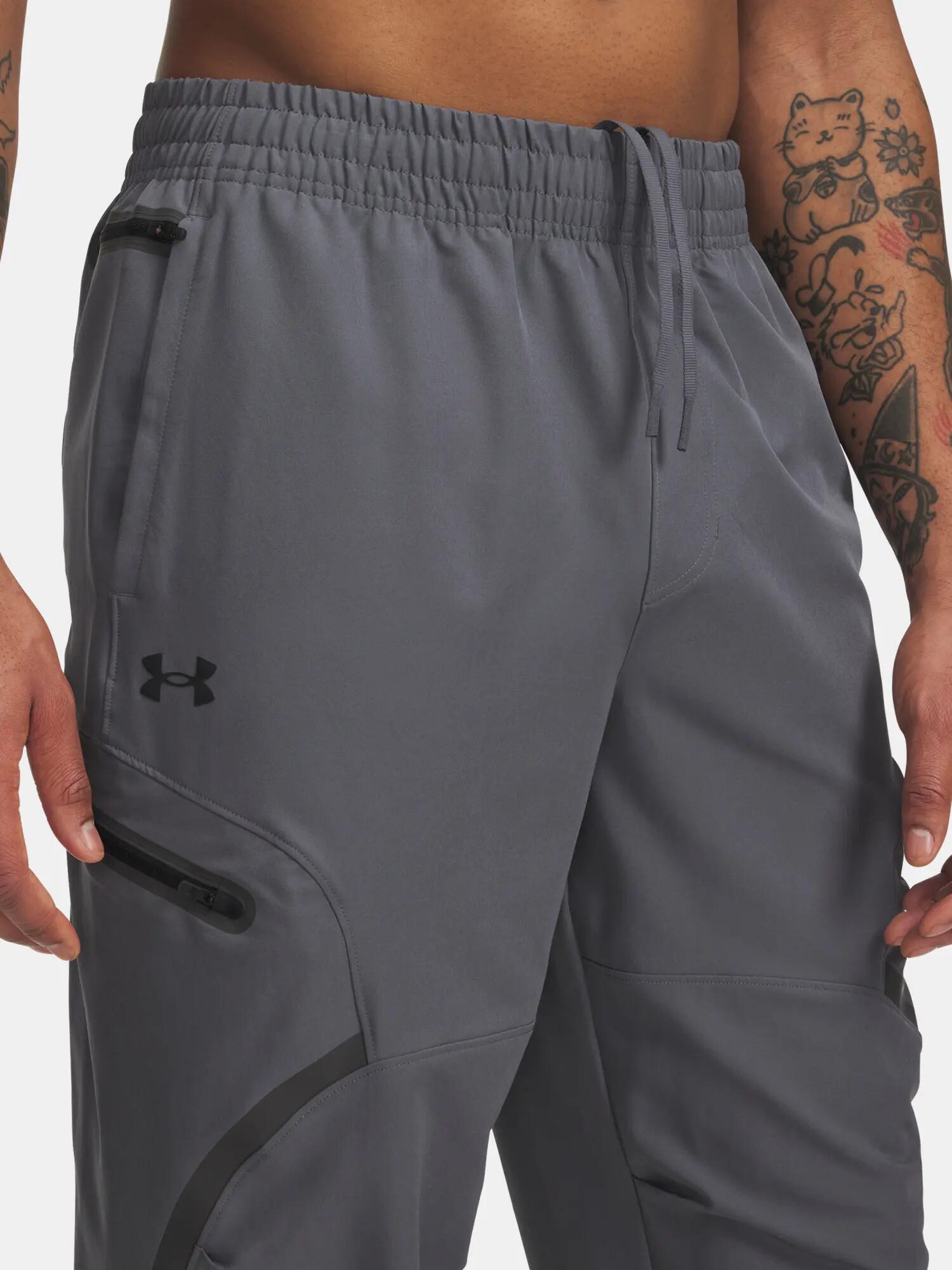 Férfi sportnadrág Under Armour UA Unstoppable Cargo Pant-GRY 3/4